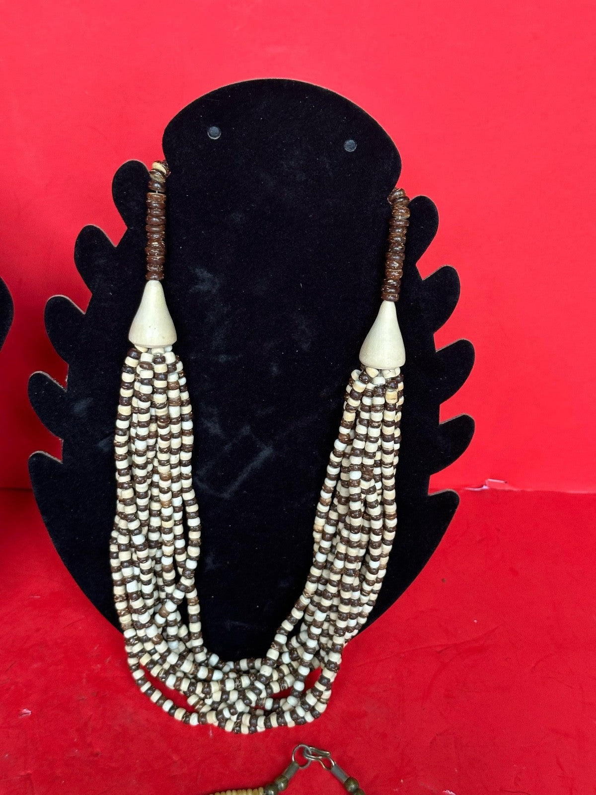 Exquisite 5-Piece Lot of African & Tribal Inspired Statement Necklaces