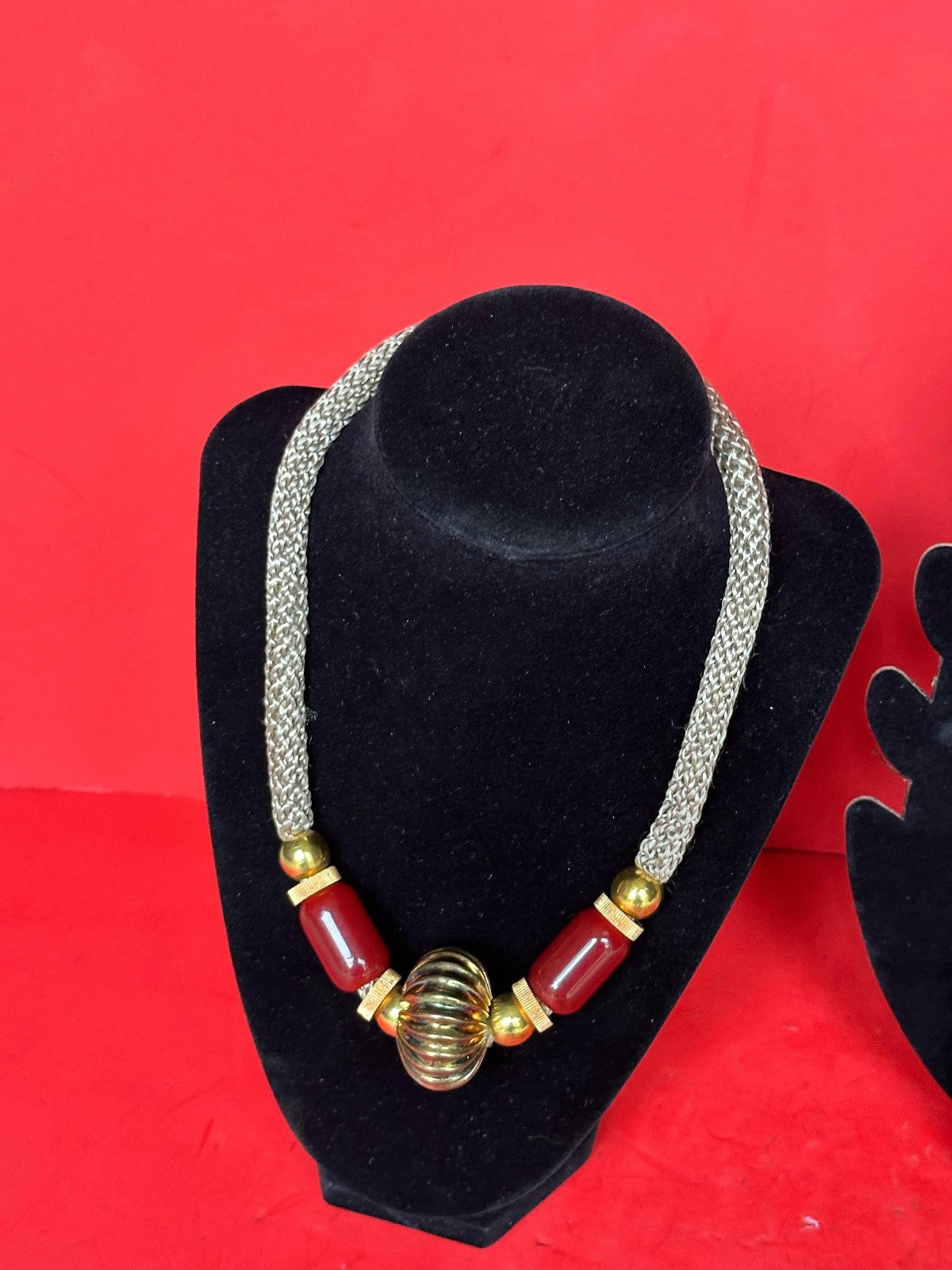 Exquisite 5-Piece Lot of African & Tribal Inspired Statement Necklaces